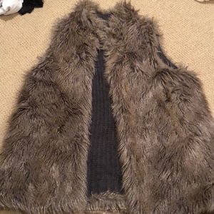 Reversible Faux Fur Vest